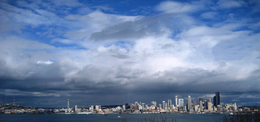 Seattle Skyline, April 2011 by Tommia Wright