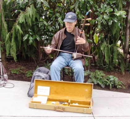 Musician at the Center 1 by Tommia Wright