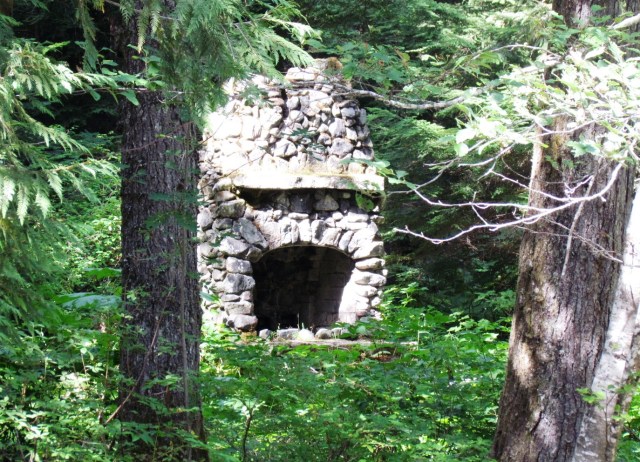 Fireplace in the Woods