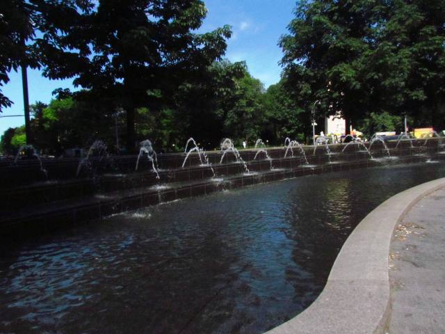 Fountain at Columbus Circle