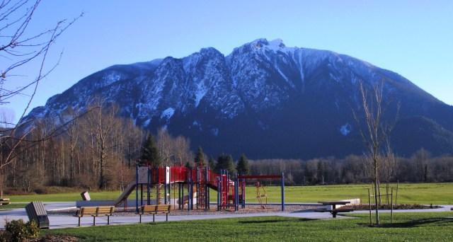 Mount Si from Tollgate Park 12.31.15